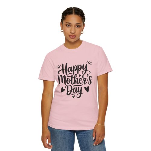 “Happy Mother’s Day” Script T-Shirt – Cute Graphic Tee for Moms, Gift Giving & Celebration Wear. - Image 52