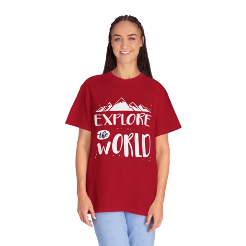 Explore The World T-Shirt – Adventure Mountain Travel Graphic Tee for Nature Lovers, Fun Outdoor Wear & Perfect Gift Giving. - Image 51