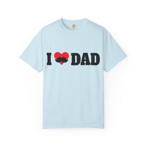 “I love Dad” Mustache T-Shirt – Cute Father’s Day Graphic Tee for Dads, Perfect Gift Giving & Celebration Wear. - Image 33