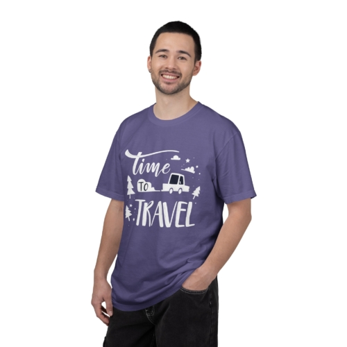 Time to Travel T-Shirt – Adventure Road Trip Graphic Tee for Travel Lovers, Fun Outdoor Wear & Perfect Gift Giving. - Image 34