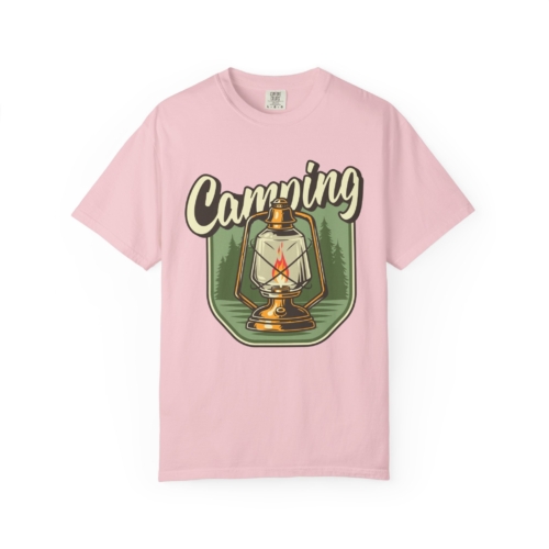 Camping Lantern T-Shirt – Vintage Camp Graphic Tee for Outdoor Lovers, Fun Adventure Wear & Perfect Gift Giving. - Image 17