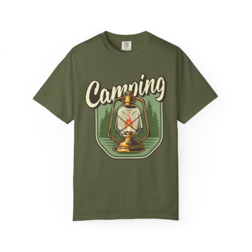 Camping Lantern T-Shirt – Vintage Camp Graphic Tee for Outdoor Lovers, Fun Adventure Wear & Perfect Gift Giving. - Image 49