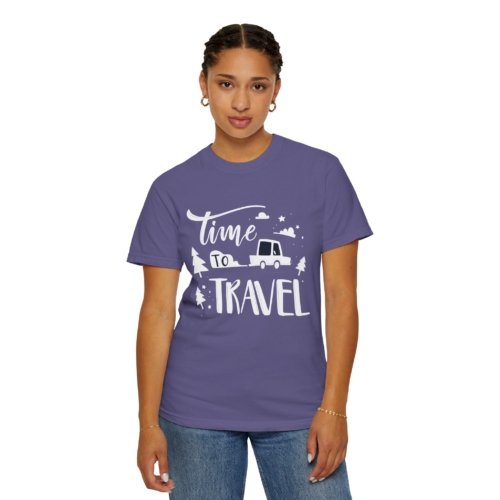 Time to Travel T-Shirt – Adventure Road Trip Graphic Tee for Travel Lovers, Fun Outdoor Wear & Perfect Gift Giving. - Image 36