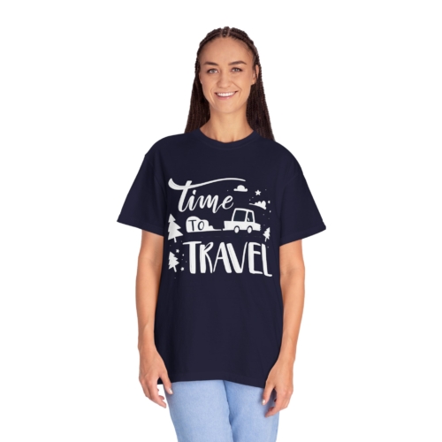 Time to Travel T-Shirt – Adventure Road Trip Graphic Tee for Travel Lovers, Fun Outdoor Wear & Perfect Gift Giving. - Image 19