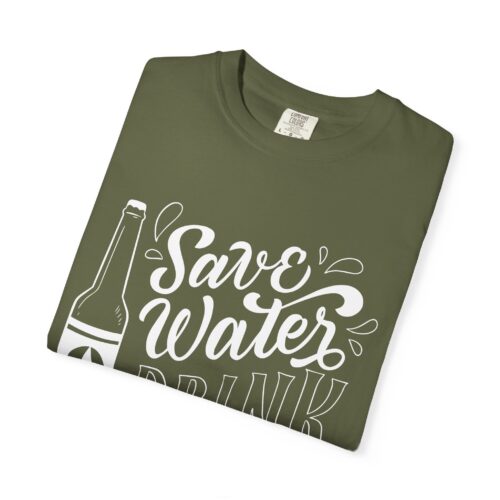 Save Water Drink Beer T-Shirt – Funny Beer Bottle Graphic Tee for Beer Lovers, Fun Party Wear & Perfect Gift Giving. - Image 15