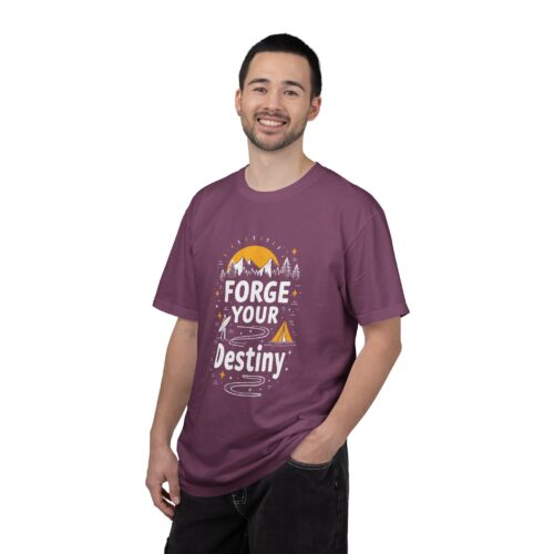 b2 - 12.19 - Forge Your Destiny Camping T-Shirt – Inspirational Outdoor Adventure Graphic Tee for Nature Lovers, Fun Travel Wear & Perfect Gift Giving. - Image 42