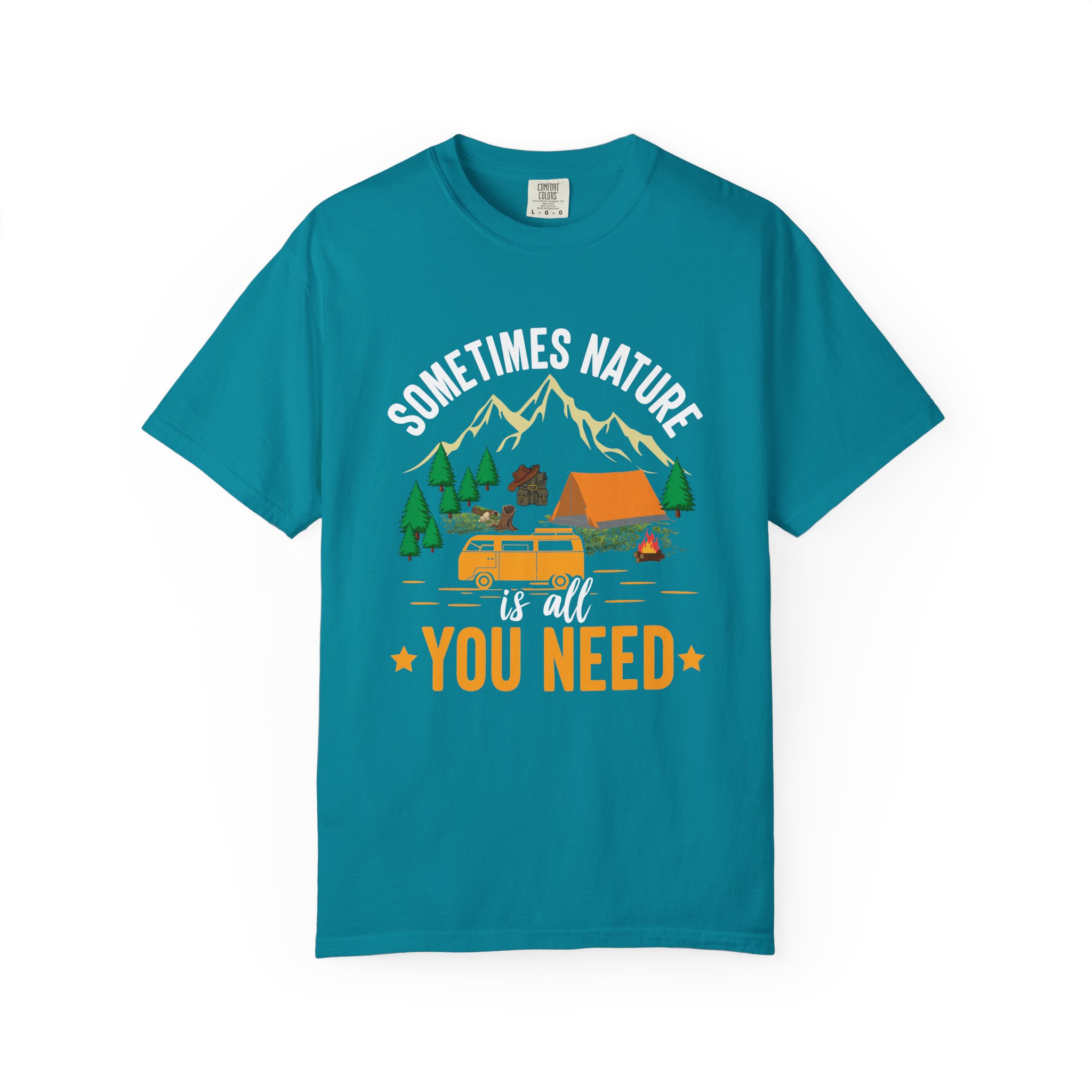 Adventure Awaits Unisex T-Shirt - Perfect for Camping, Nature Lovers, Outdoor Enthusiasts, Summer Festivals, Unique Gift Idea. - Image 25