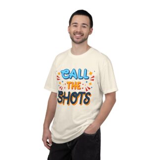 Vintage Funny Tshirt - Call the Shots - Unisex Tee - Image 10