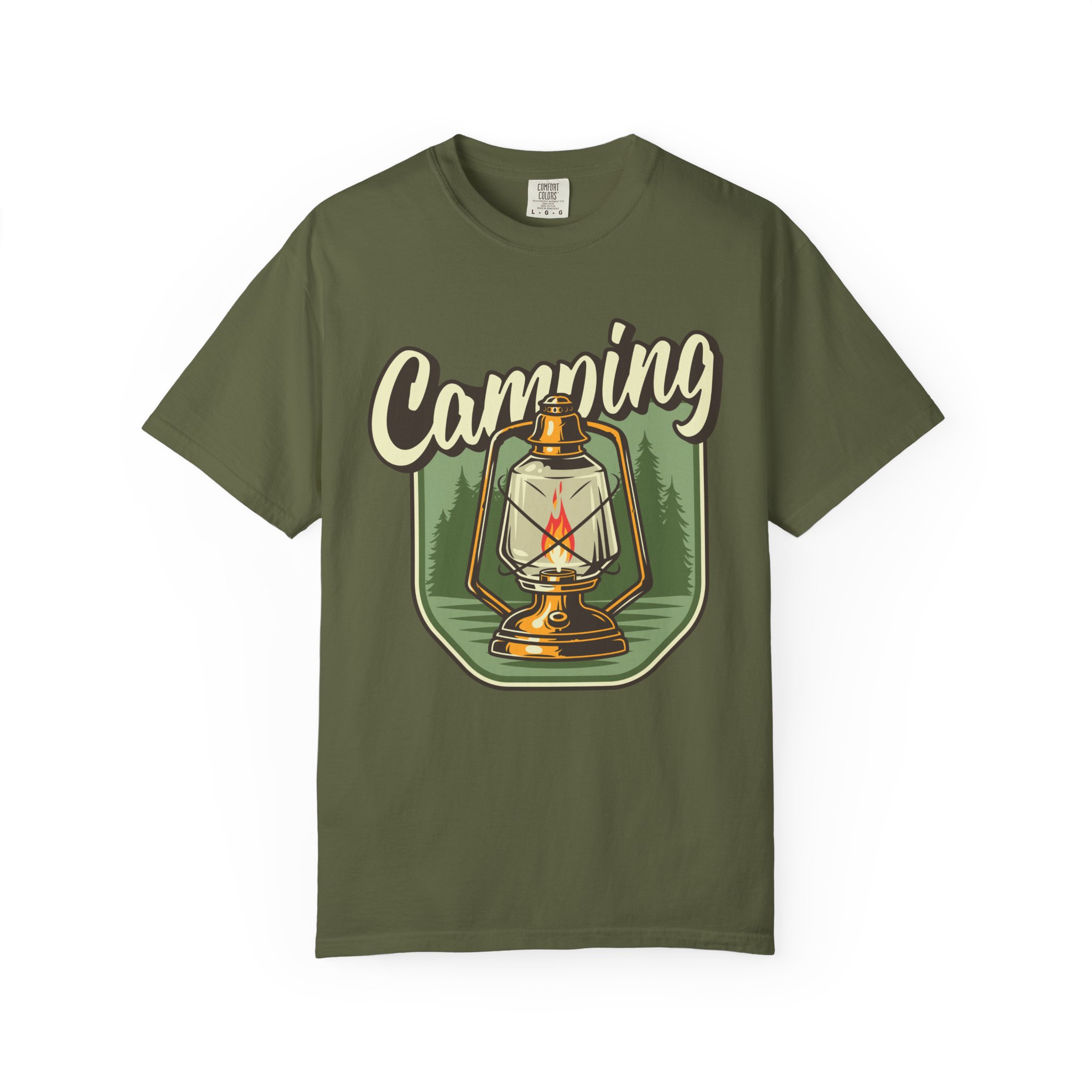 Camping Lantern T-Shirt – Vintage Camp Graphic Tee for Outdoor Lovers, Fun Adventure Wear & Perfect Gift Giving. - Image 17
