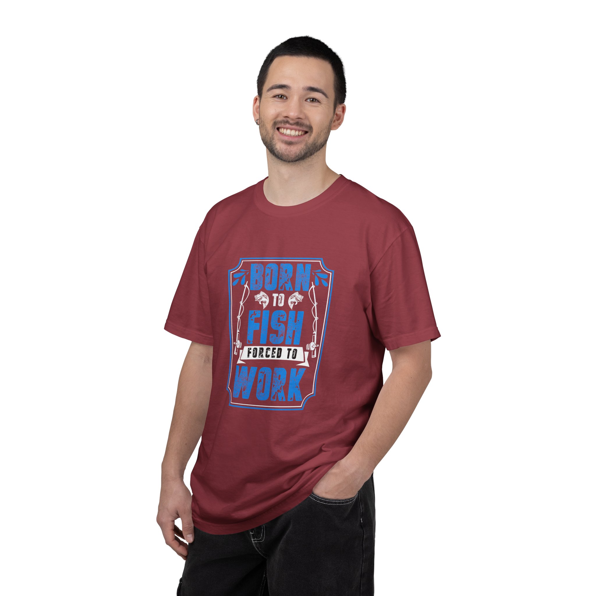 Born to Fish T-shirt, Unisex Fishing Tee, Outdoor Adventure Shirt, Gift for Fishermen, Casual Wear for Nature Lovers. - Image 2
