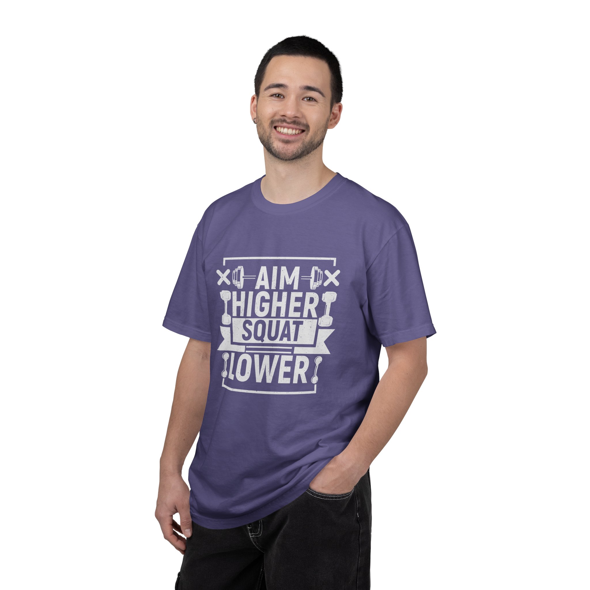Fitness Motivational T-Shirt, Gym Tee for Active Lifestyle, Workout Apparel, Gift for Fitness Enthusiasts, Exercise Outfit, Squat Humor Tee. - Image 18