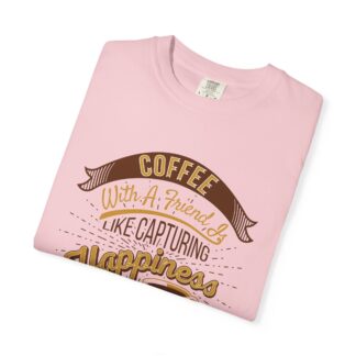 Vintage coffee lover tshirt for Coffee Moments - Capturing Happiness In a Cup Unisex Tee - Image 47