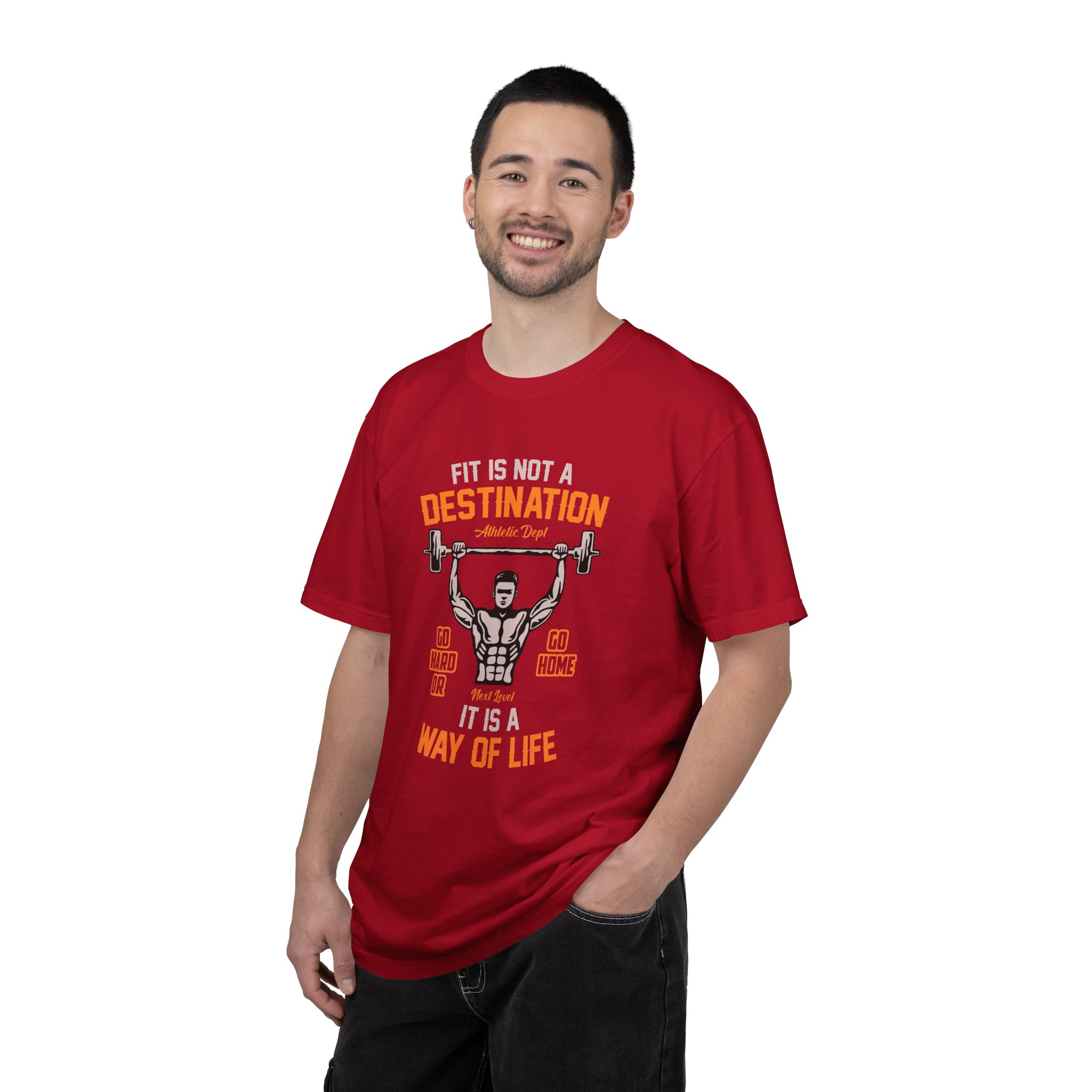 b2 - 6.16 - Fit Is Not a Destination It’s a Way of Life T-Shirt – Motivational Fitness Graphic Tee for Healthy Living, Discipline & Everyday Strength. - Image 50
