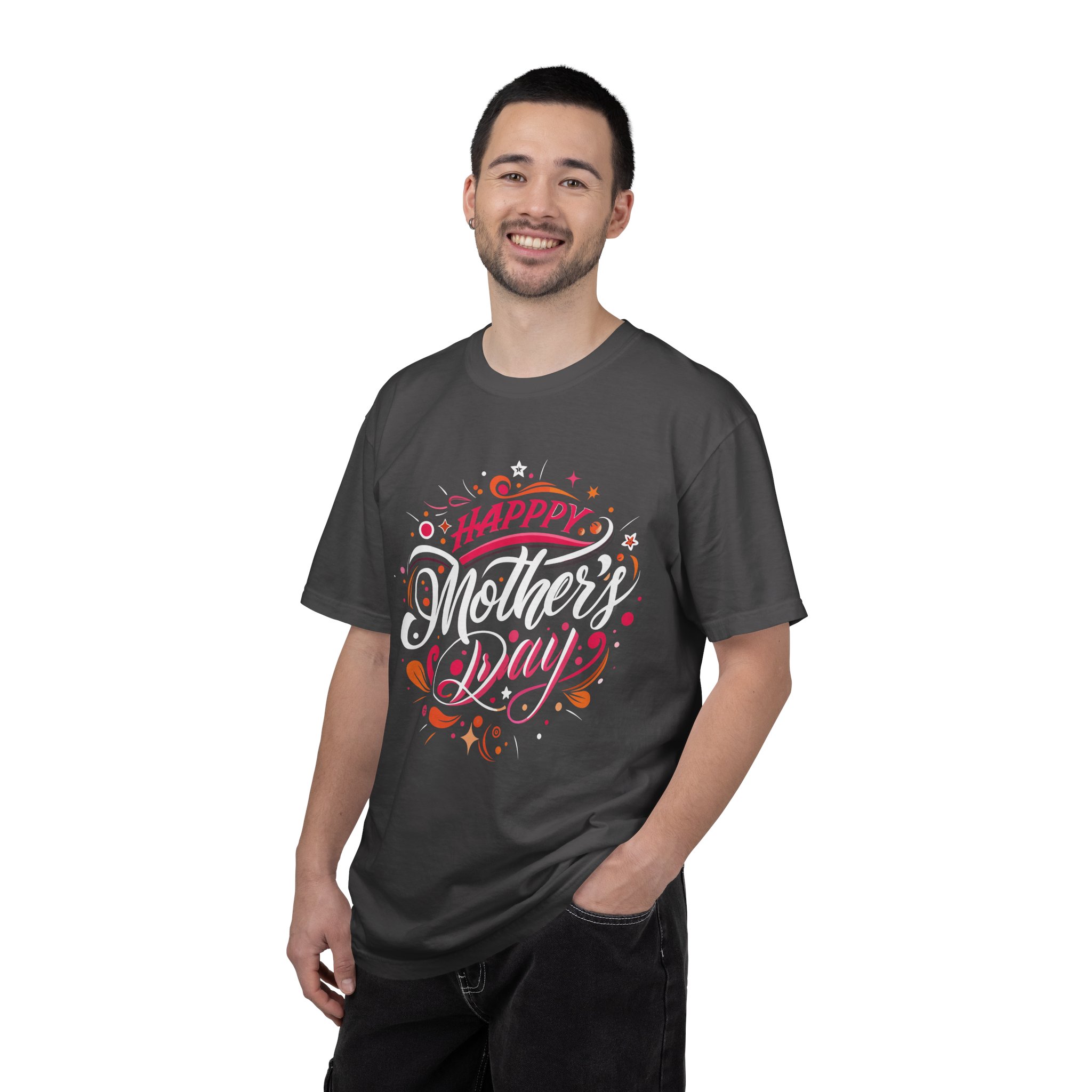 Happy Mother's Day Unisex Garment-Dyed T-Shirt, Gift for Mom, Cute Tee, Mother's Day Celebration wear. - Image 26