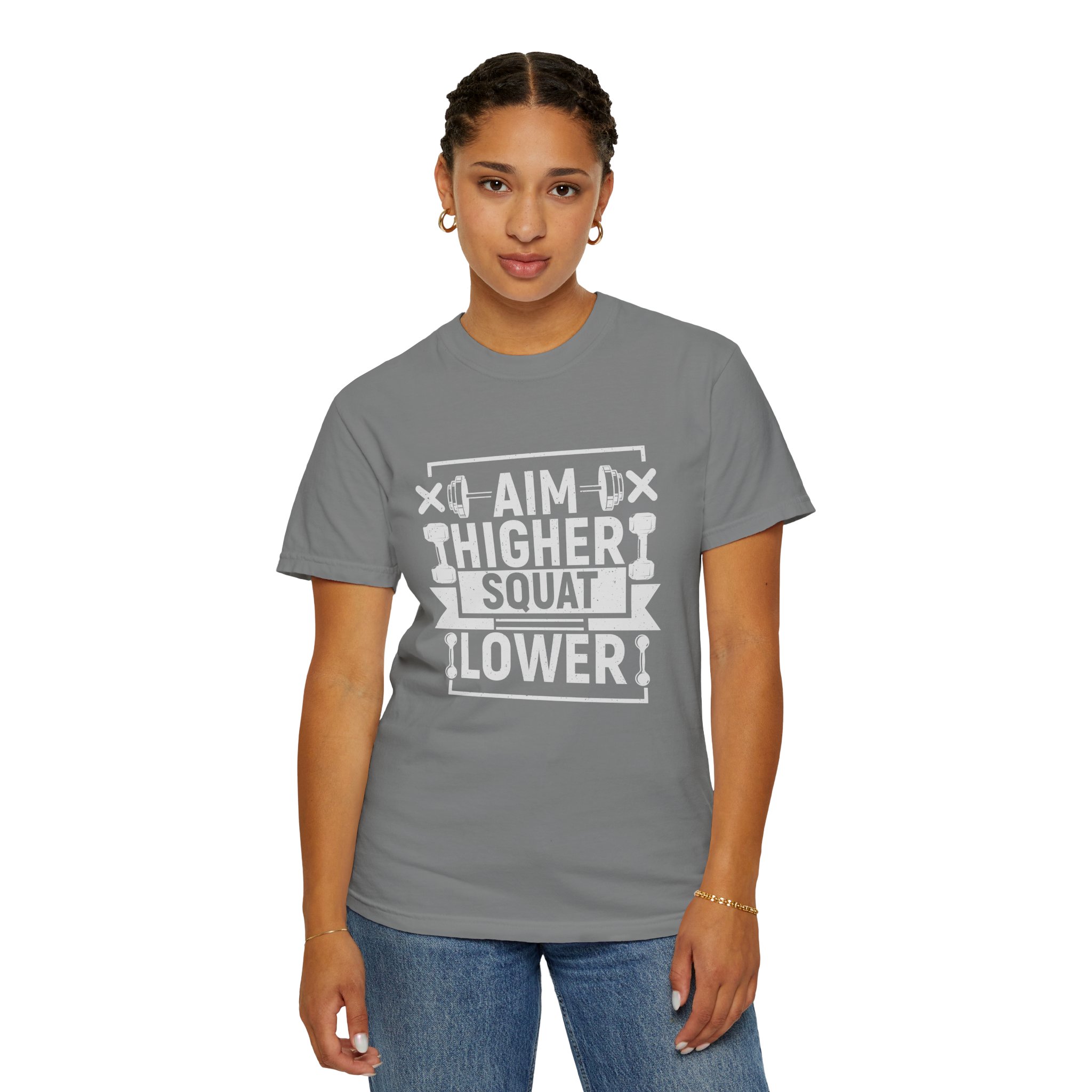 Fitness Motivational T-Shirt, Gym Tee for Active Lifestyle, Workout Apparel, Gift for Fitness Enthusiasts, Exercise Outfit, Squat Humor Tee. - Image 12