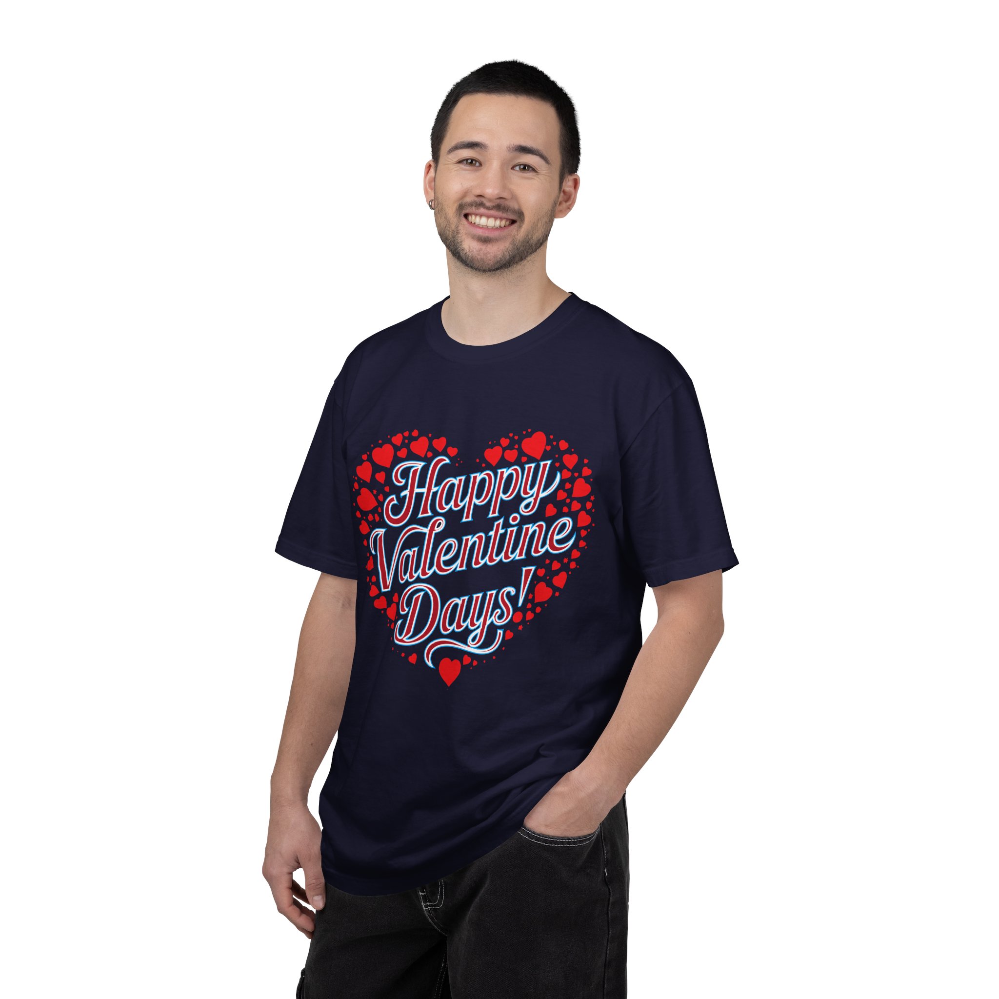 Valentine's Day T-Shirt, Cute Love Shirt, Heart Graphic Tee, Unisex Valentine's Gift, Romantic Apparel, Casual Wear. - Image 2