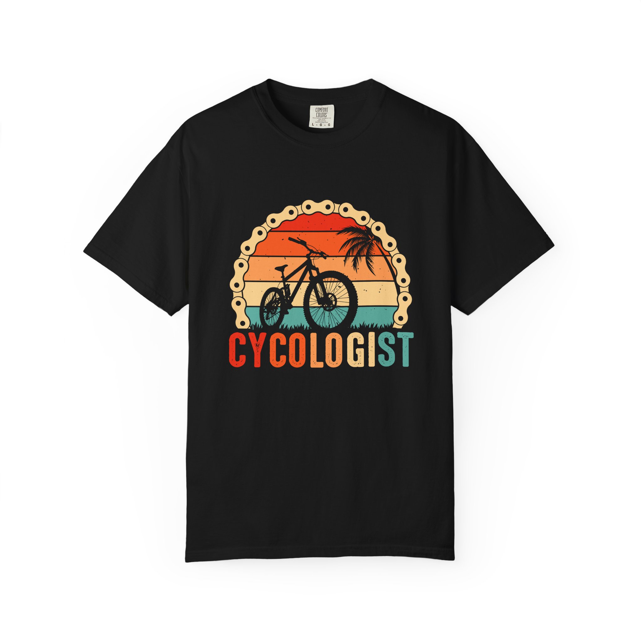 Cyclologist Garment-Dyed T-Shirt, Perfect Gift for Cyclists, Casual Wear, Outdoor Enthusiasts, Summer Apparel, Bike Lover Gift. - Image 33