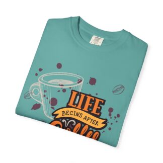 Coffee drinkers t-shirt – Life Begins After Coffee - Image 31