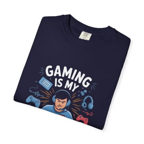 Sarcastic gaming T-shirt - Gaming Is My Workout Unisex Tee - Image 15