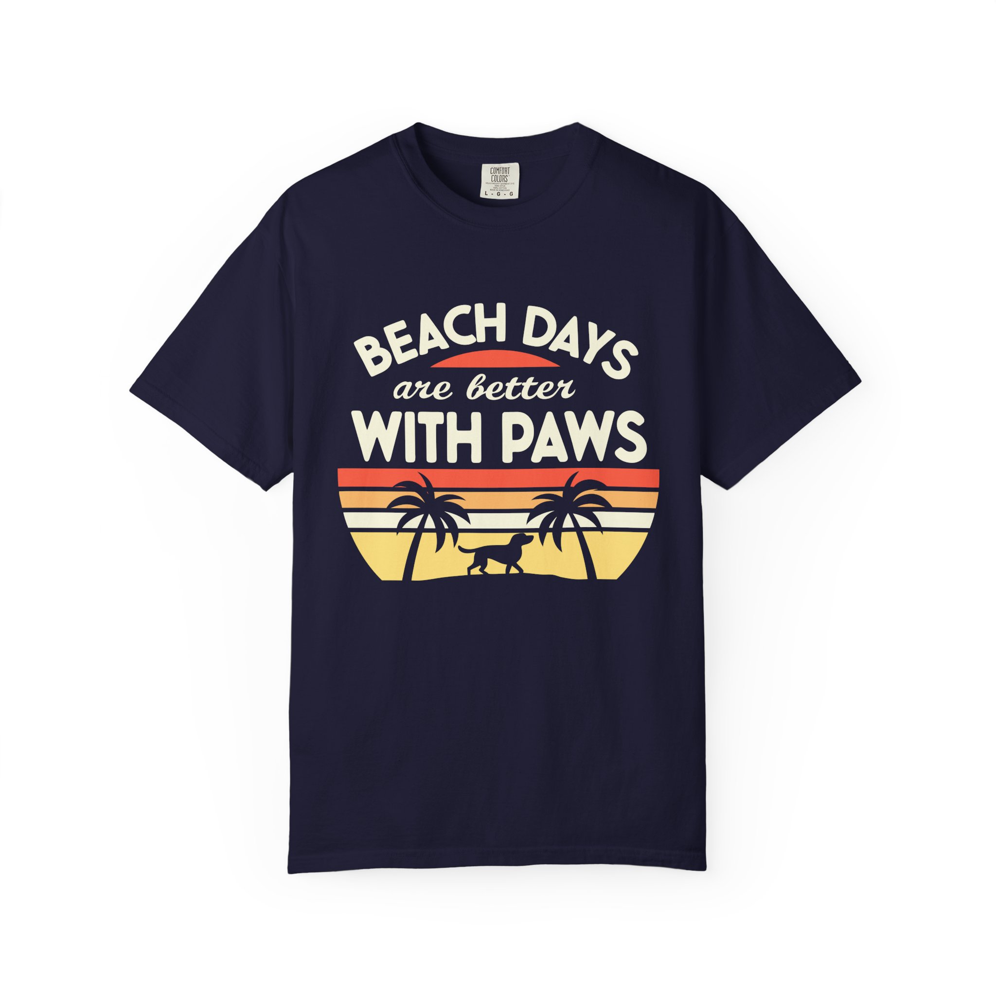 C - 13.1 - Beach Days Are Better with Paws Unisex T-Shirt | Pet Lover Gift, Summer Tee, Casual Wear, Beachwear, Dog Lover Apparel. - Image 25