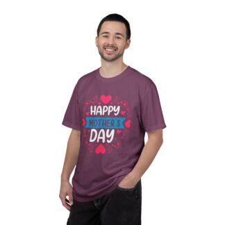 “Happy Mother’s Day” Heart Design T-Shirt – Cute Love Graphic Tee for Moms, Perfect Gift Giving & Celebration Wear. - Image 50