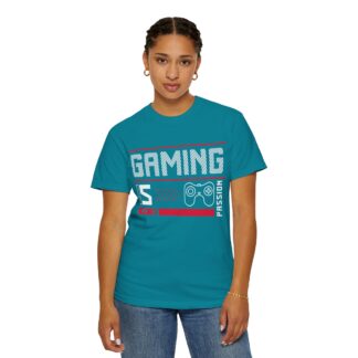 Motivational gaming tee for Gamers - Gaming Is Passion - Unisex Tee - Image 36