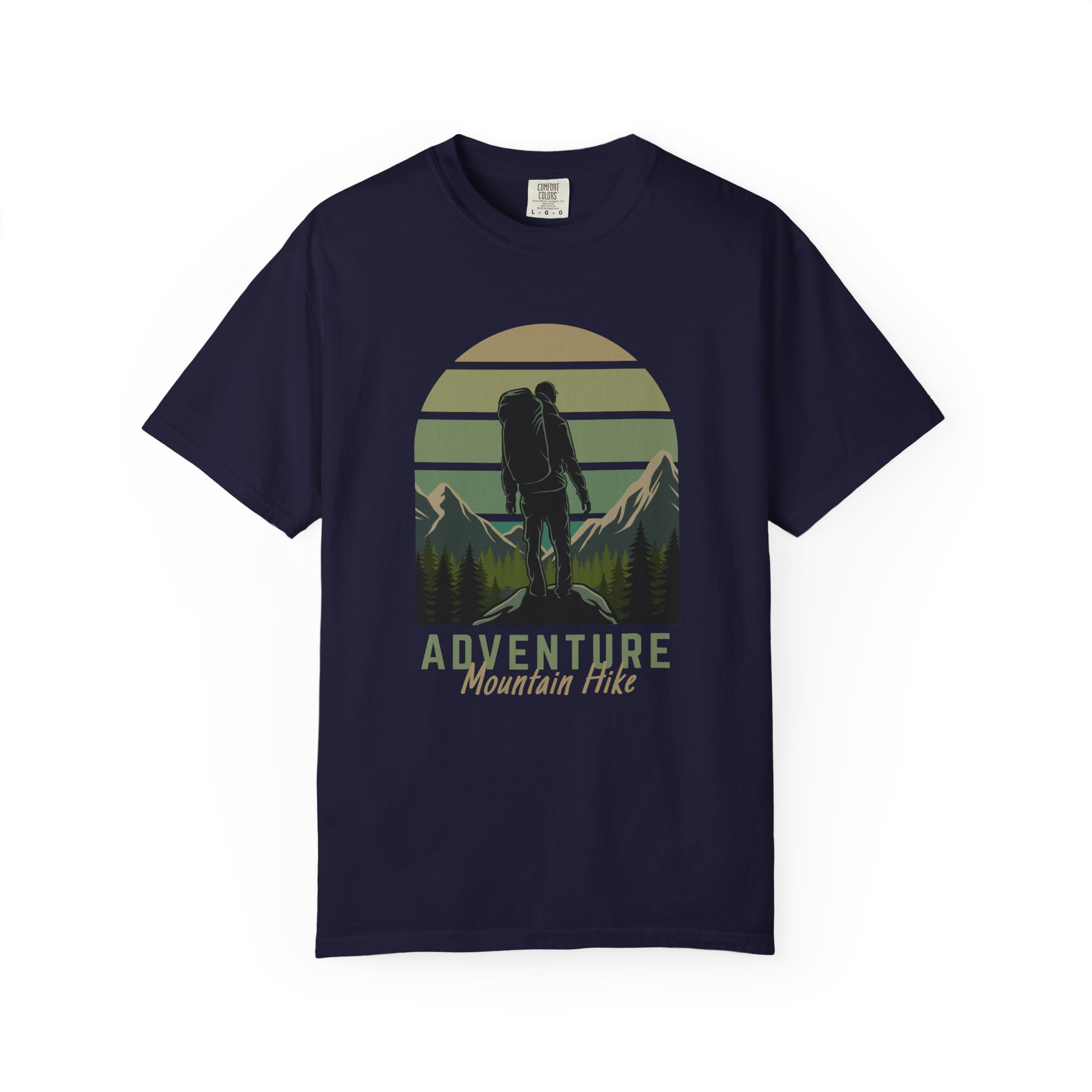 Adventure Mountain Hike T-Shirt | Unisex Garment-Dyed Tee | Nature Lover Gift | Outdoor Adventure Apparel | Hiking Outfit. - Image 17