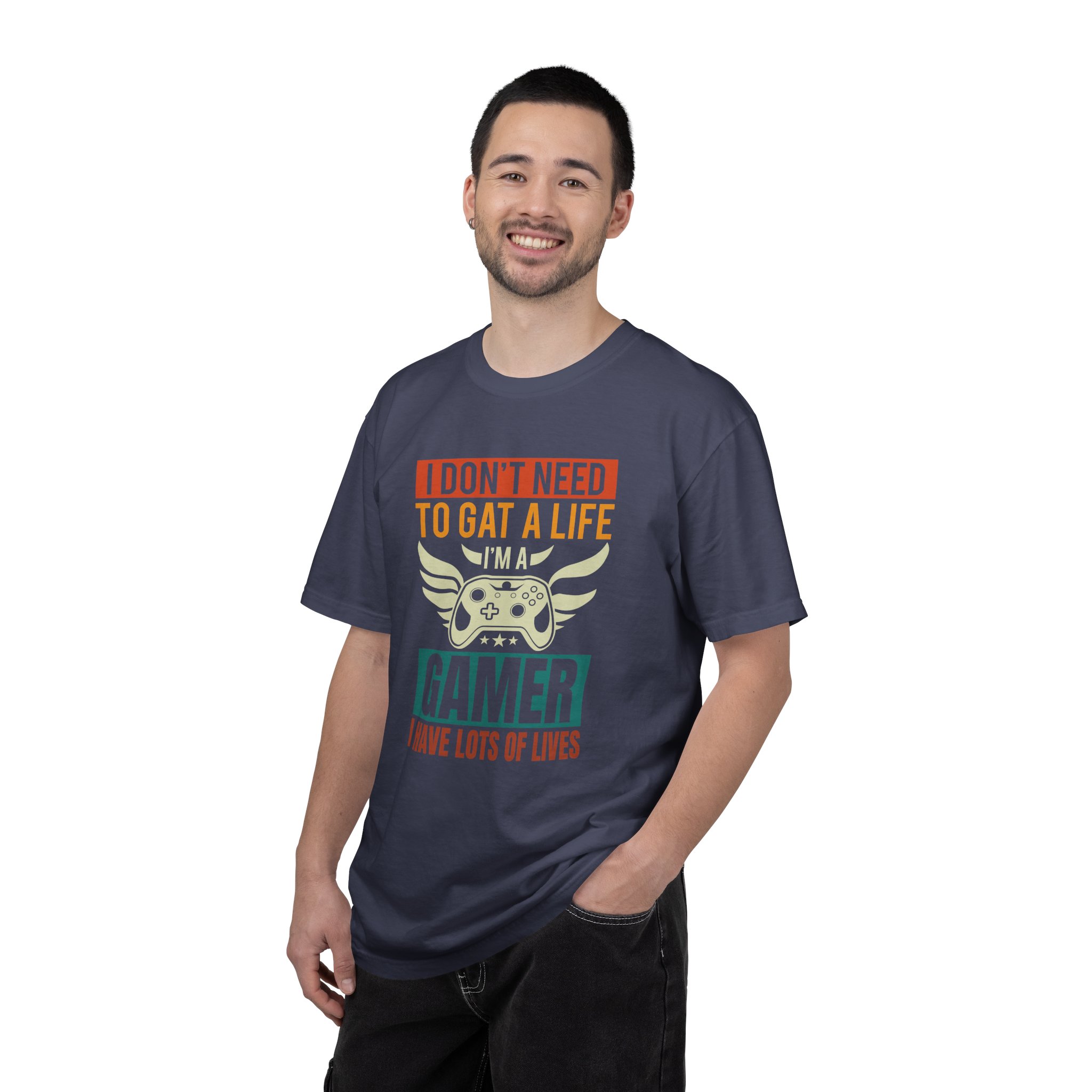 b2 - 3.19 - I Don’t Need to Get a Life, I Have Lots of Lives T-Shirt – Funny Retro Gamer Controller Graphic Tee for Humor & Classic Gaming Vibes. - Image 26