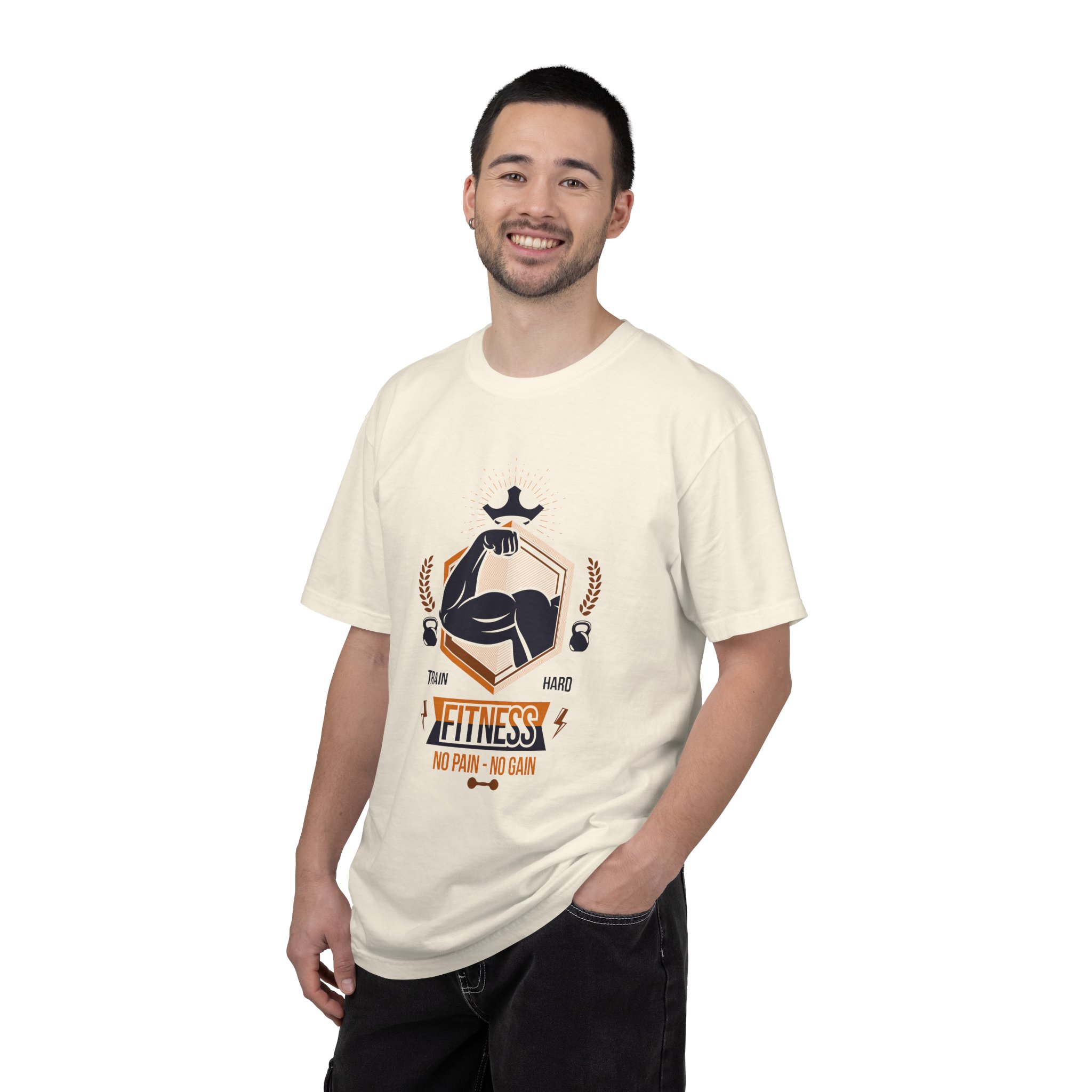 Fitness Gym T-Shirt — "Train Hard, No Pain No Gain" Workout Tee. - Image 10