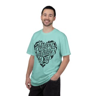 Happy Valentine’s Day Script Heart T-Shirt – Romantic Love Graphic Tee for Couples, Gift Giving & Festive Celebration. - Image 26