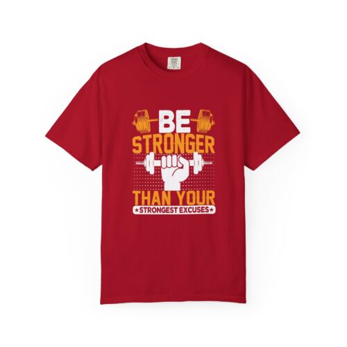 Empowering Fitness T-Shirt, Motivational Gym Apparel, Be Stronger Than Your Excuses Tee, Workout Gift.