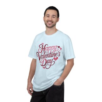 Happy Valentine’s Day Heart Script T-Shirt – Romantic Love Graphic Tee for Couples, Gift Giving & Festive Celebration. - Image 42