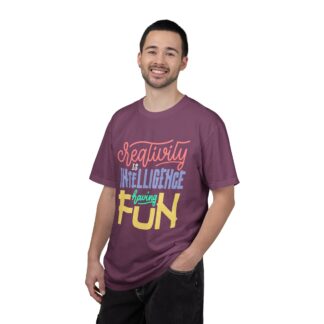 Bold Inspirational T-Shirt: Embrace Creativity - Creativity Is Intelligence Having Fun Unisex Tee - Image 42
