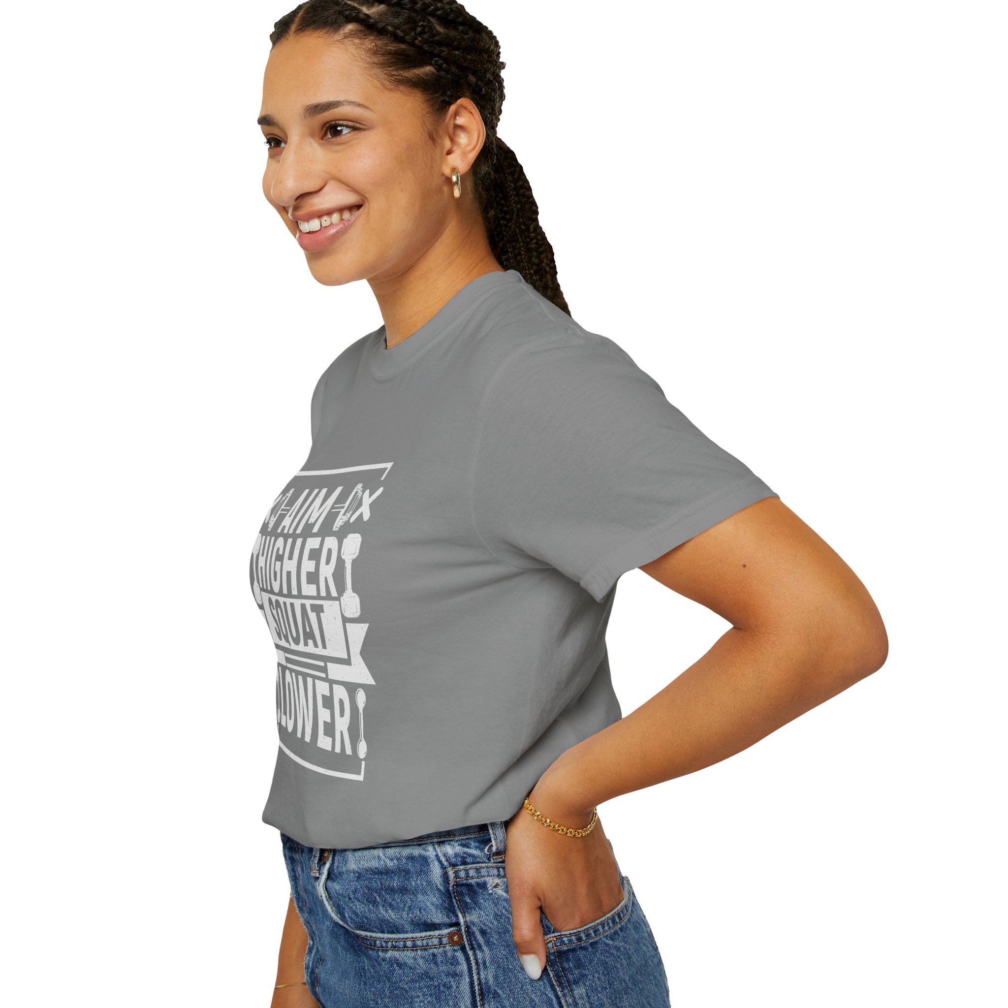 Fitness Motivational T-Shirt, Gym Tee for Active Lifestyle, Workout Apparel, Gift for Fitness Enthusiasts, Exercise Outfit, Squat Humor Tee. - Image 13