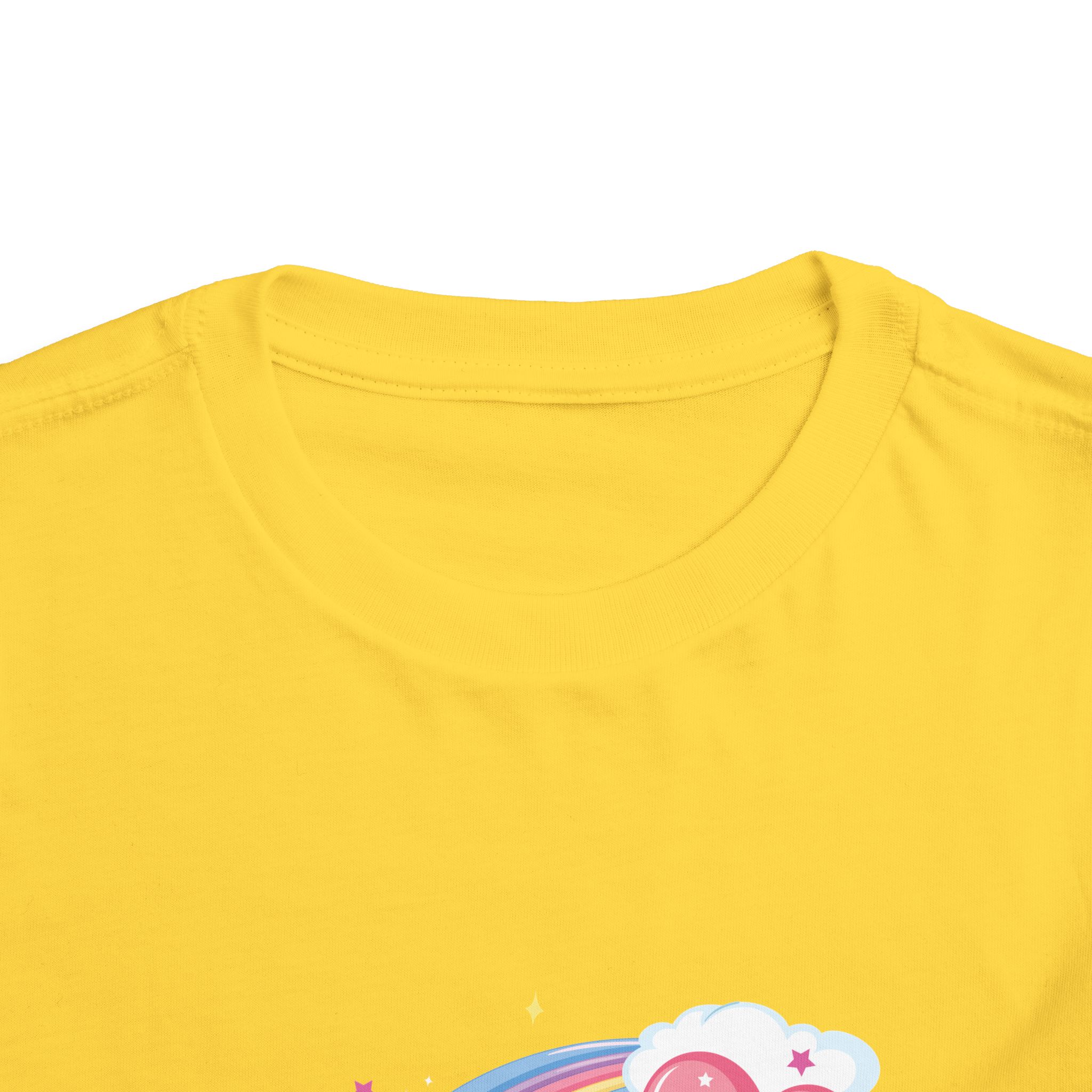 Cute Pink Bunny Rainbow Toddler T-Shirt – Adorable Rainbow Graphic Tee for Kids, Boys & Girls. - Image 12