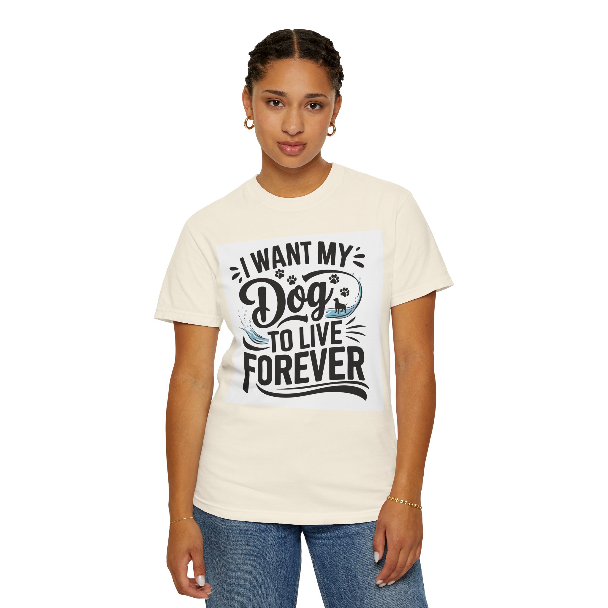 I Wish My Dog Could Live Forever T-Shirt – Dog Lover Graphic Tee for Pet Owners & Dog Parents. - Image 20