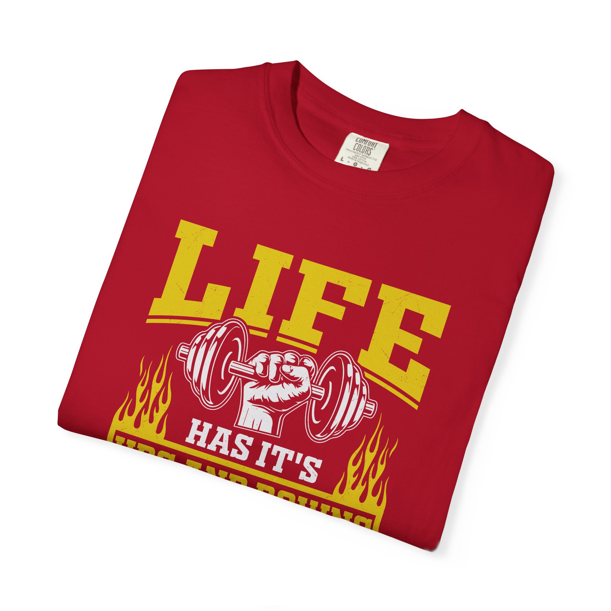 b2 - 6.10 - Life Has Its Ups and Downs I Call Them Squats T-Shirt – Funny Gym Graphic Tee for Fitness Humor & Leg Day Motivation. - Image 55