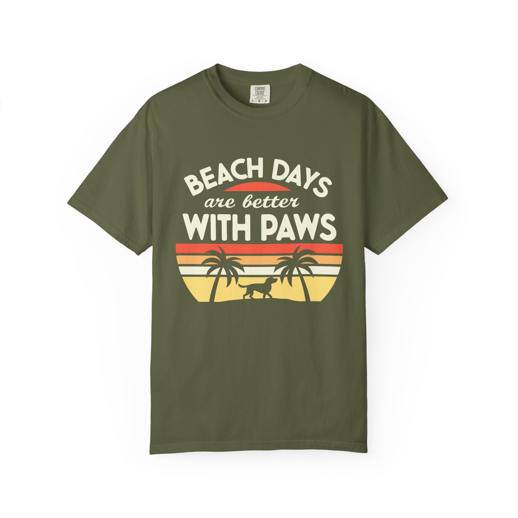 C - 13.1 - Beach Days Are Better with Paws Unisex T-Shirt | Pet Lover Gift, Summer Tee, Casual Wear, Beachwear, Dog Lover Apparel. - Image 9