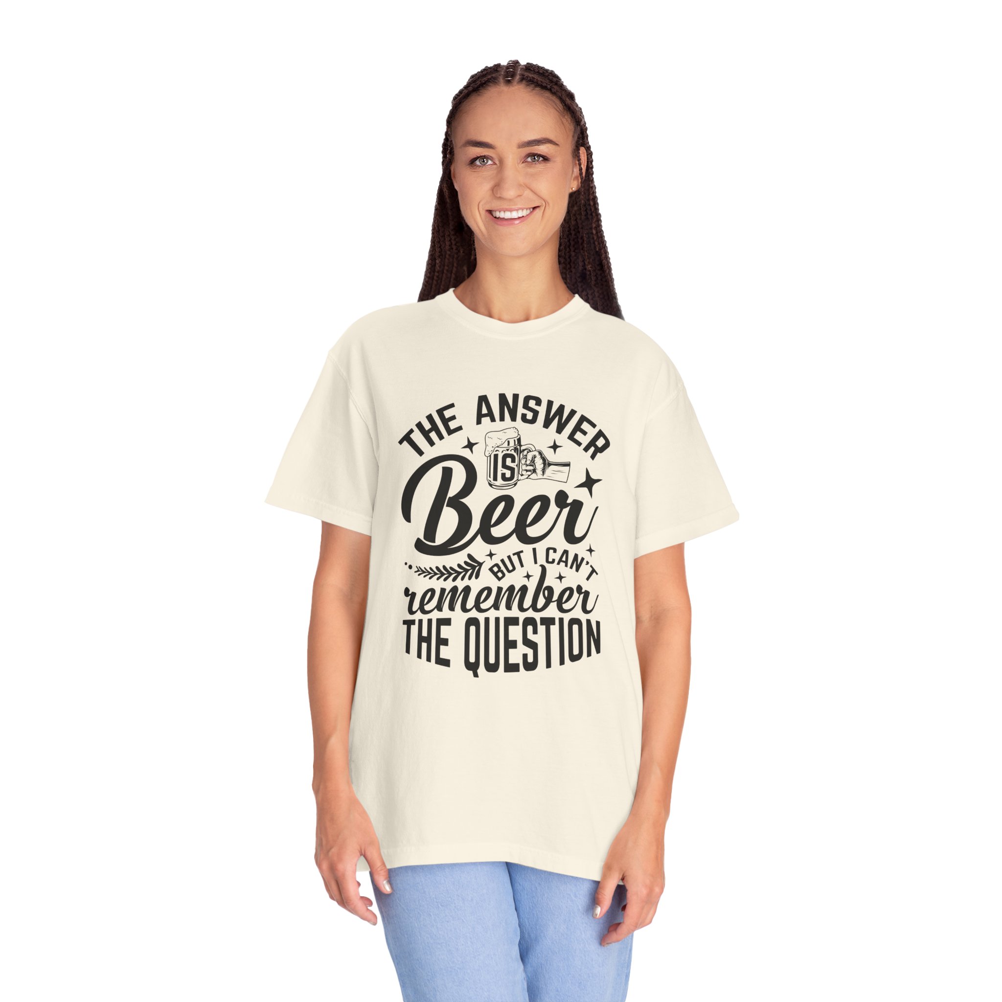 Funny Beer T-Shirt, The Answer is Beer Graphic Tee, Unisex Casual Wear, Gift for Beer Lovers, Birthday Present, Humor Clothing. - Image 19