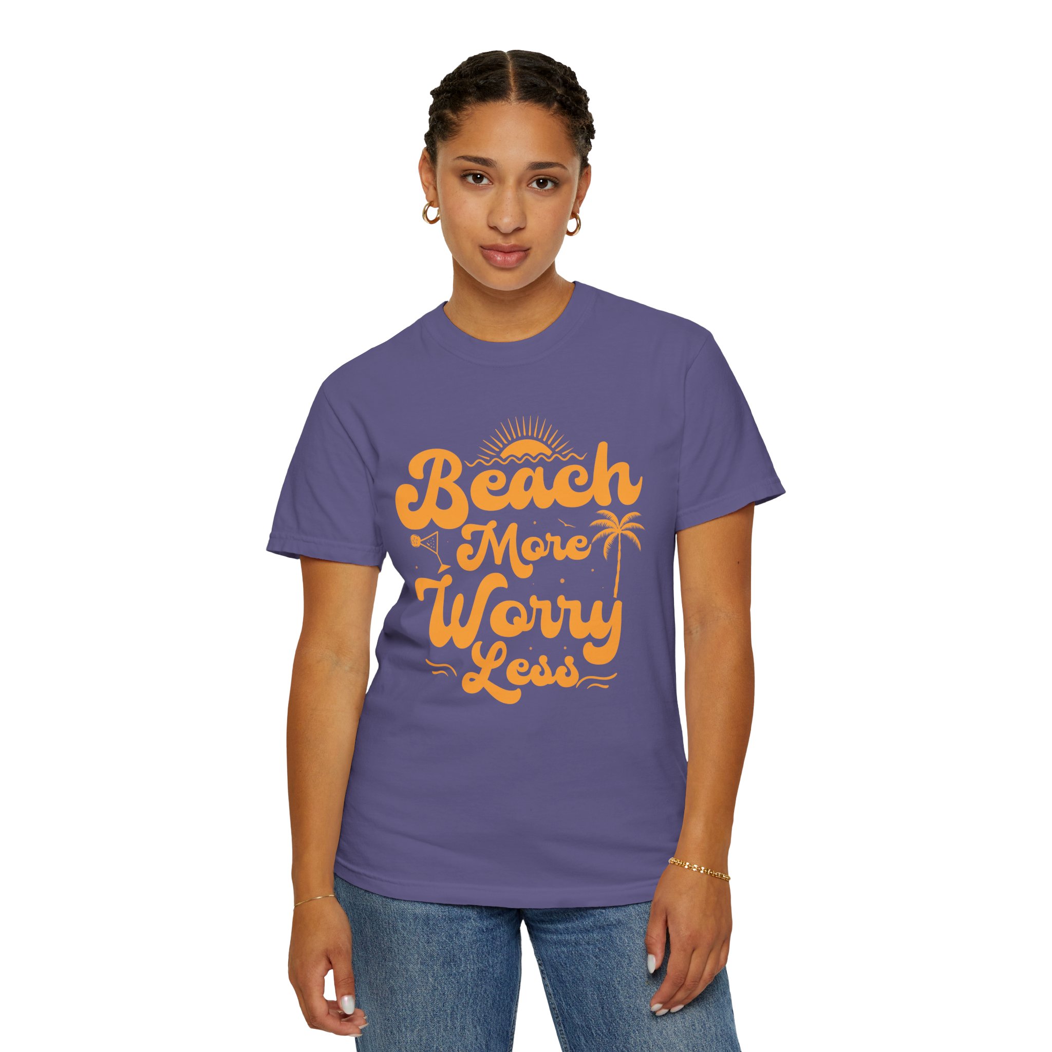 C - 13.12a - Beach Vibes T-Shirt - Unisex Garment-Dyed Tee, Summer Apparel, Gift for Beach Lovers, Vacation Outfit, Relaxing Days. - Image 36