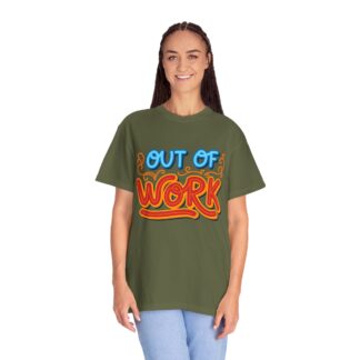 Vintage sarcastic Tshirt – Humorous Everyday Retro - Out of Work T-Shirt – Unisex Tee - Image 27