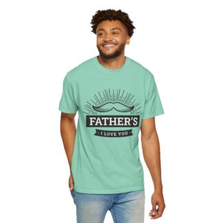 Father’s I Love You Vintage Mustache T-Shirt – Cute Love Graphic Tee for Dads, Perfect Gift for Father’s Day, Birthday & Special Celebration Wear. - Image 22