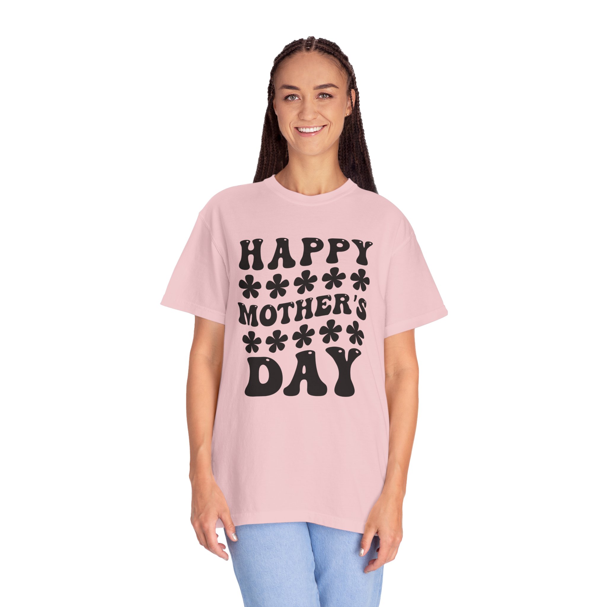 Happy Mother’s Day Retro Floral T-Shirt – Cute Love Graphic Tee for Moms, Perfect Gift Giving & Celebration Wear. - Image 51