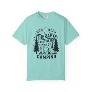 C - 14.12 - Camping Therapy Unisex T-shirt, Outdoor Adventure Tee, Funny Camping Gift, Nature Lover Apparel, Summer Travel Shirt.