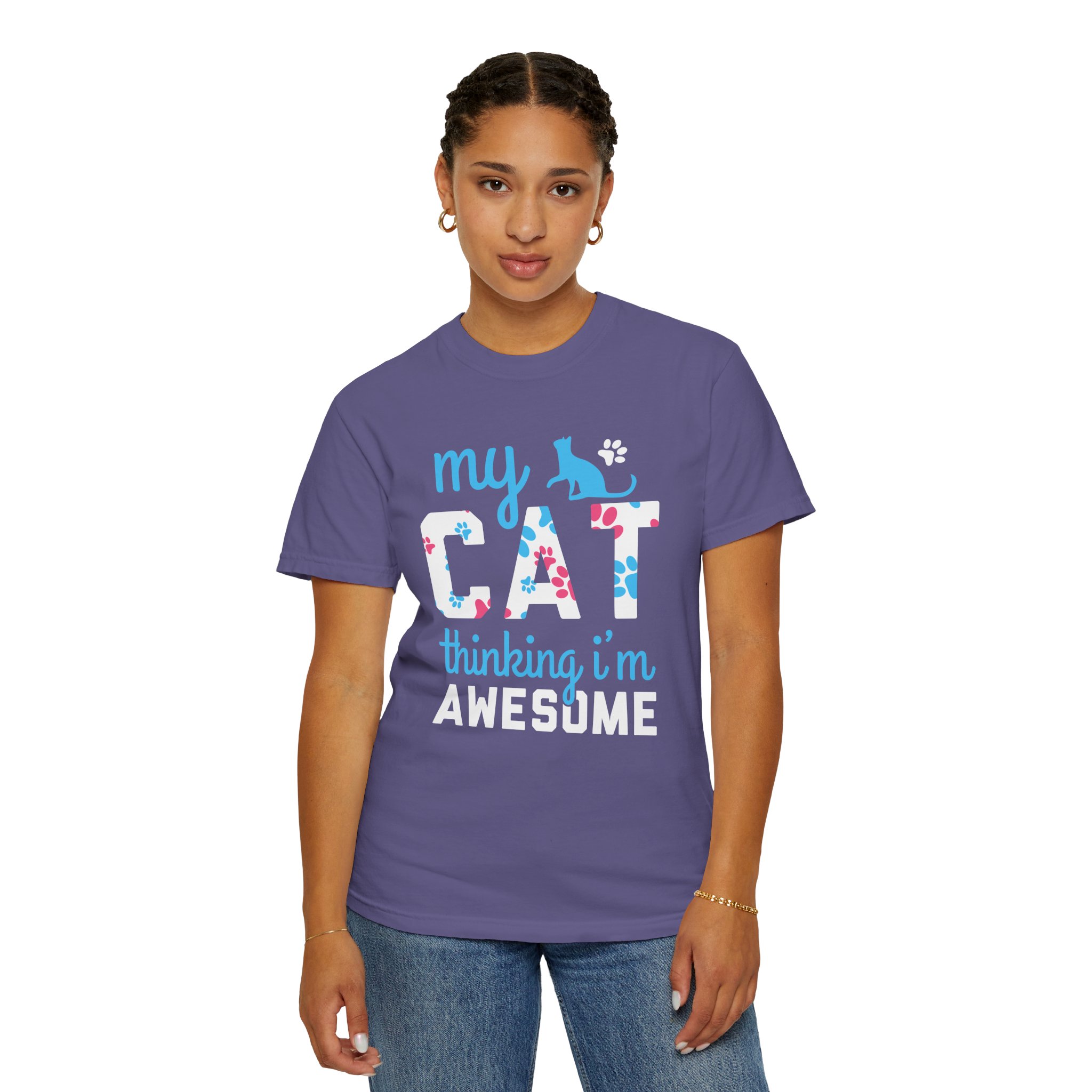 My Cat Thinking I'm Awesome T-Shirt — Funny Cat Lover Tee. - Image 28