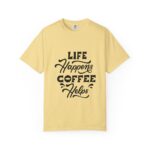 Funny coffee lover graphic t-shirt design