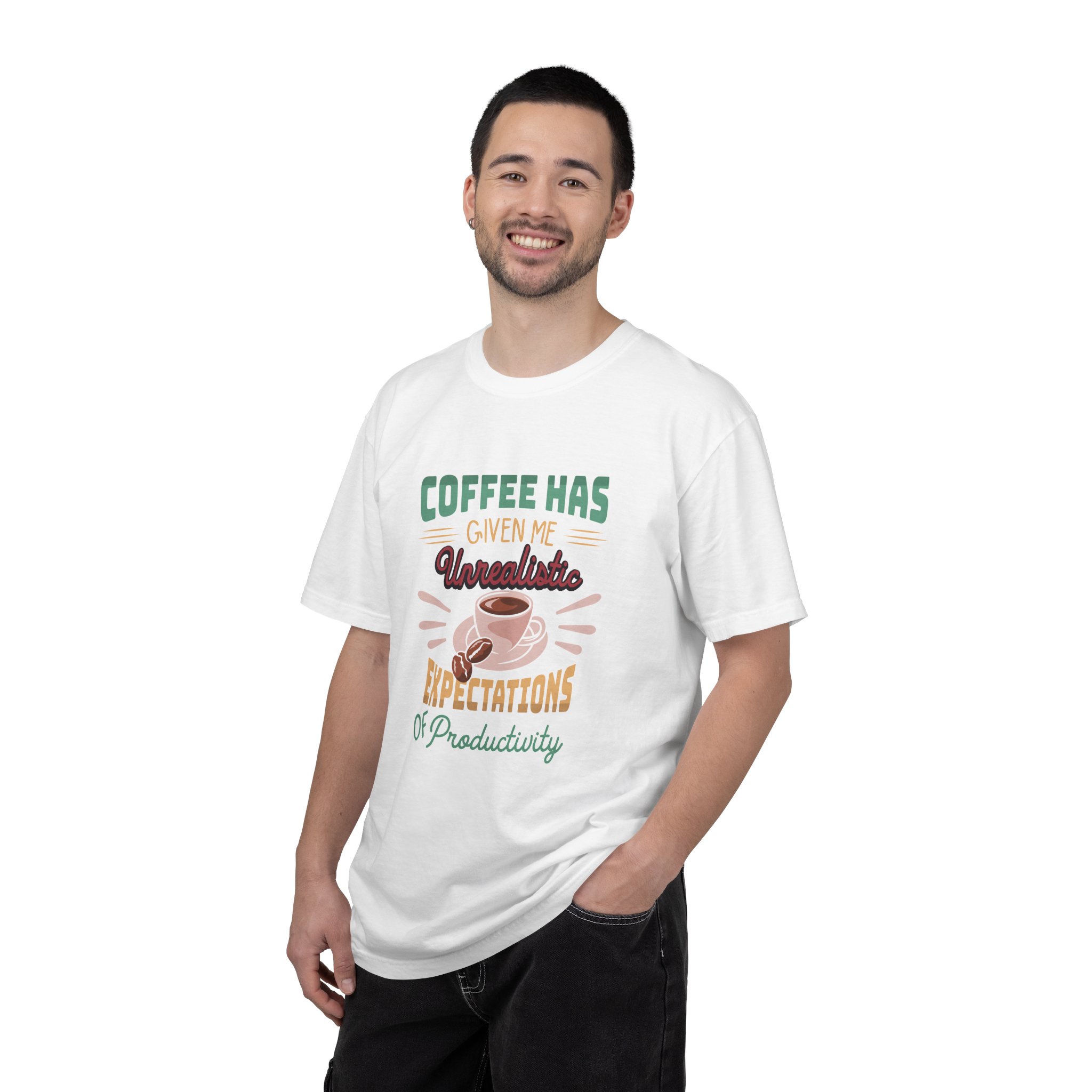 Funny Coffee T-Shirt, Unisex Garment-Dyed Tee, Gift for Coffee Lovers, Casual Wear. - Image 10
