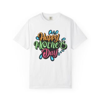Happy Mother’s Day Colorful Hand-Lettered T-Shirt – Cute Mom Gift Graphic Tee, Celebration Wear & Gift Giving. - Image 9