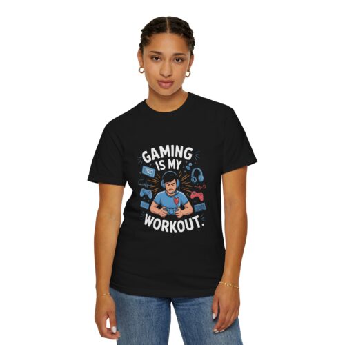 Sarcastic gaming T-shirt - Gaming Is My Workout Unisex Tee - Image 4