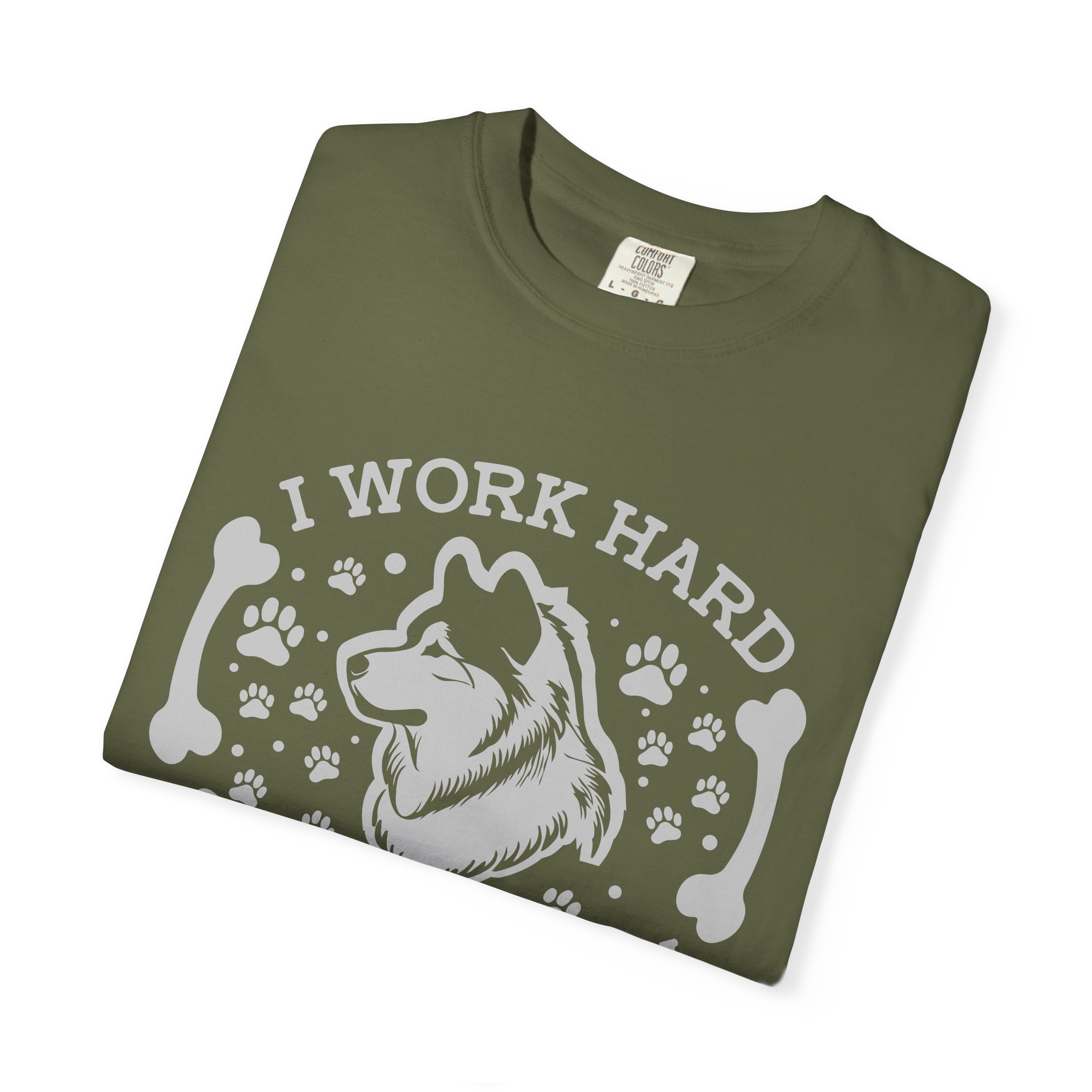 I Work Hard So My Dog Can Live a Better Life T-Shirt – Funny Dog Lover Graphic Tee for Pet Parents & Everyday Motivation. - Image 7